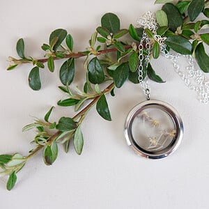 Gouden Bloemen Ketting met Zuid Afrikaanse Bloemen