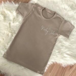 Shirt naam met bloem
