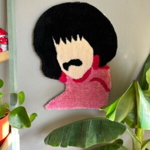 Freddie Mercury handgemaakt wandtapijt/ handgetufte Queen wanddecoratie