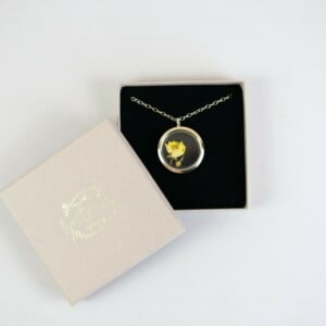 Gouden Bloemen Ketting met Botterboem