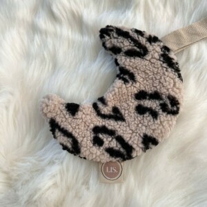 Speendoekje maan - leopard Beige