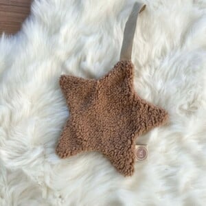 Speendoekje ster - taupe