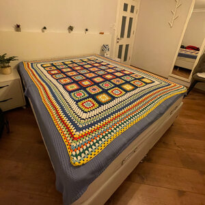 Alternative view of Gehaakte plaid/sprei/deken
