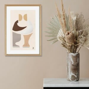 Alternative view of Art print two entities