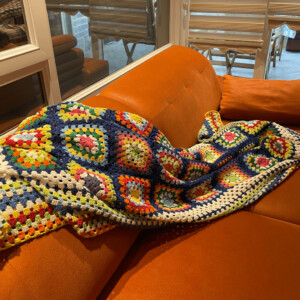 Gehaakte plaid/sprei/deken