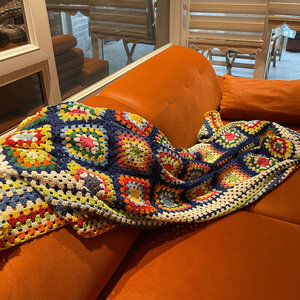 Gehaakte plaid/sprei/deken