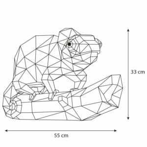 DIY pakket Kameleon – compleet knutselpakket met snijmat, liniaal, vouwbeen, mesje