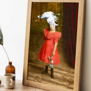 Alternative view of Collage Art Print - Never-never land