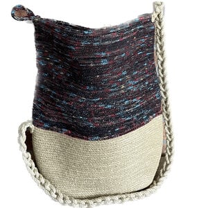 Jute beurstas in naturel kleuren