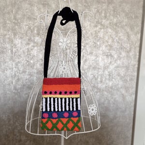 Alternative view of Punched crossbody tas