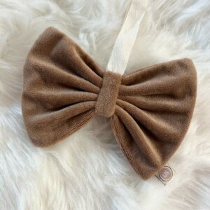 Speendoekje strik - taupe