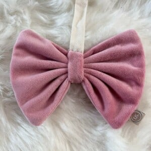 Alternative view of Speendoekje strik - oud roze