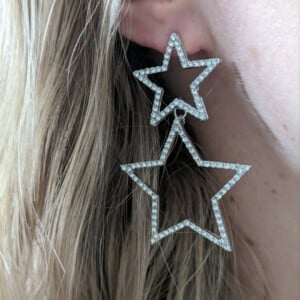 Shine bright oorbellen zilver