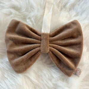 Alternative view of Speendoekje strik - taupe