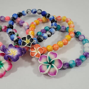 Bloem rek armband