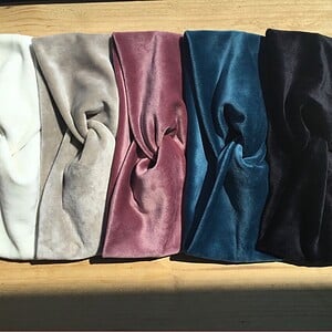 Fluwelen haarbanden handgemaakt hoofddoek tulband hoofdbanden