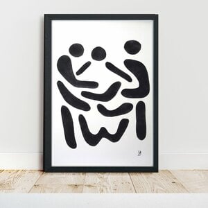 Handgemaakte poster Embrace