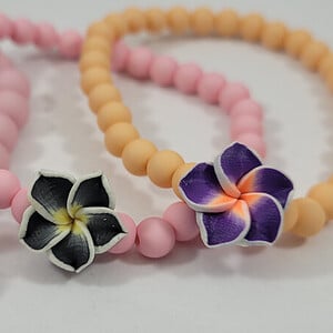 Alternative view of Bloem rek armband pastelkleuren