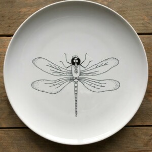 Bord libelle groot