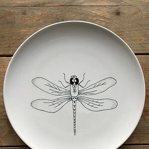 Bord libelle groot