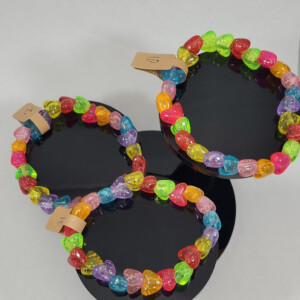 Alternative view of Glitter hart rek armband