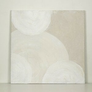 Energie van Ronde Vormen ,Abstract Cirkel Schilderij