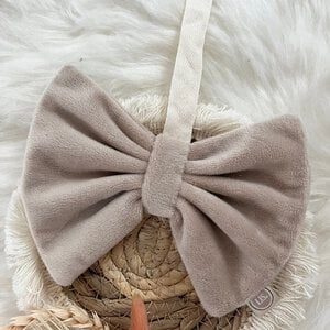 Speendoekje strik - beige