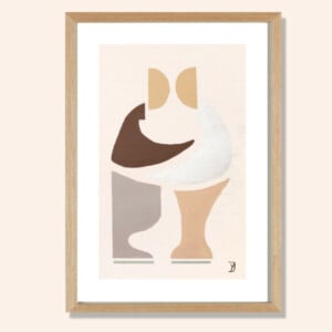 Art print two entities