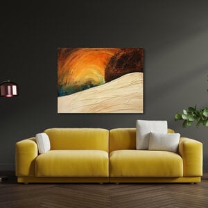 Sun After the Storm, uniek abstracte structuur kunst