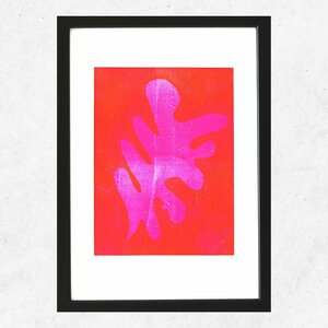 Monoprint Matisse pink