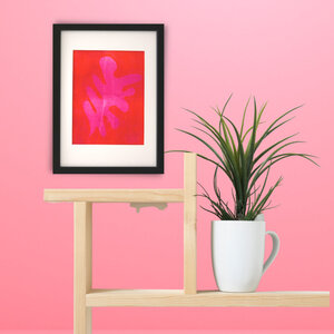 Alternative view of Monoprint Matisse pink