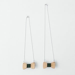 Alternative view of Moeder en dochter strikken ketting