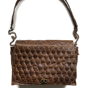 Leren tasje studs 'arre'
