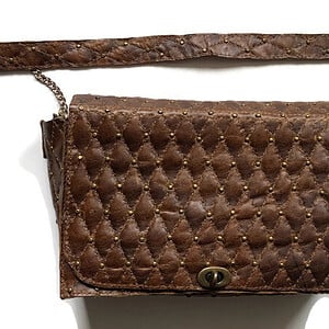 Leren tasje studs 'arre'