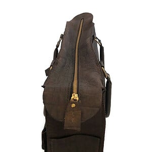 Leren werk / reis tas croco 'tessa'