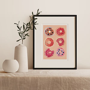 Donuts A5 Art Print