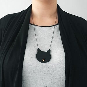 Alternative view of Katten <3 ketting