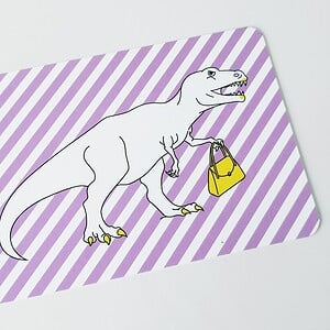 Deftige T-rex postkaart