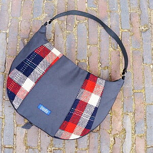Uitbreidbaar schoudertas in 5 verschillende kleuren