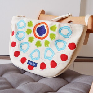 Beige mandala schoudertas