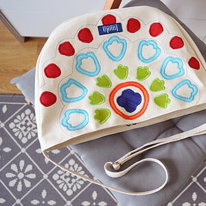 Beige mandala schoudertas