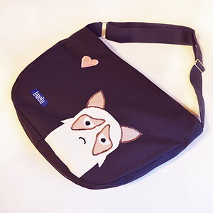 Alternative view of Koerierstas met vos, Grumpy cat, poes of ijsje