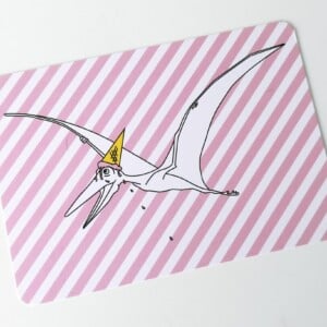 Cool Pteranodon dino postkaart