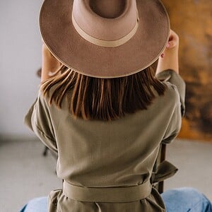 Kimono Patrizia Khaki Tencel