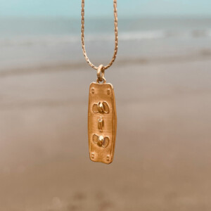 Oceaan Kiteboard Ketting Goud
