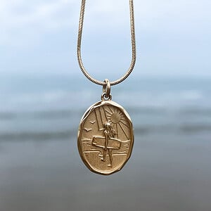Oceaan Kitegirl Ketting Goud