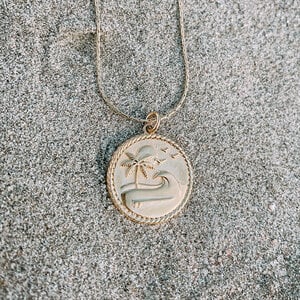 Oceaan ketting islandvibes goud