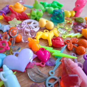 Bedelmix kunststof 100 stuks