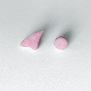 Alternative view of Roze asymmetrische oorknopjes