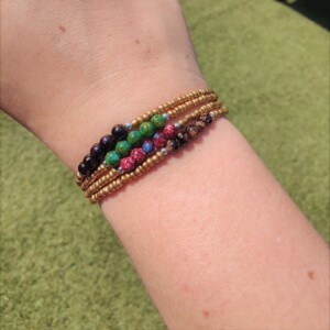 Armbanden set 'Planets' goud